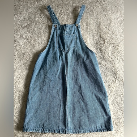 Denim overall dress - Picture 1 of 5